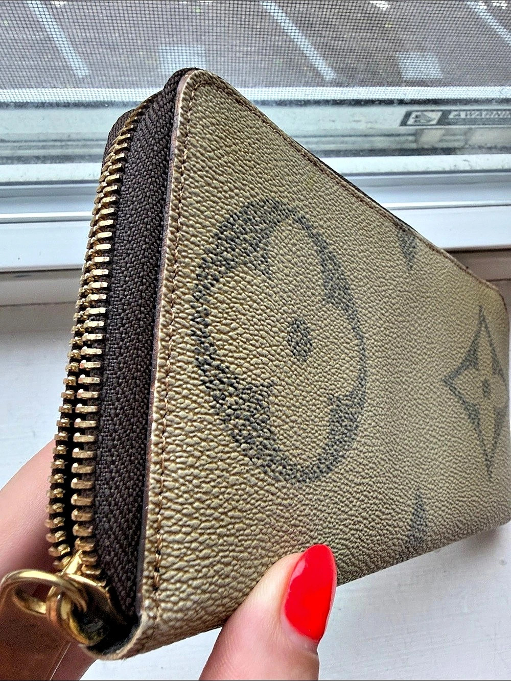 Zippy Wallet Monogram Giant Jungle Brown & Black